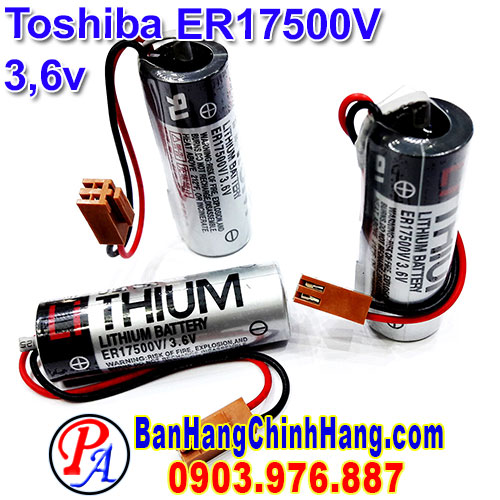 Pin Toshiba ER17500V 2700mAh 3,6V